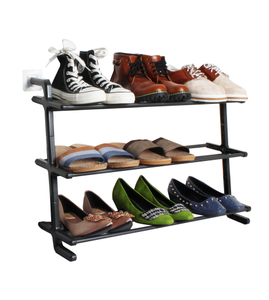 XLW-607 3 Tiers Simple Wall Shoe Storage Rack