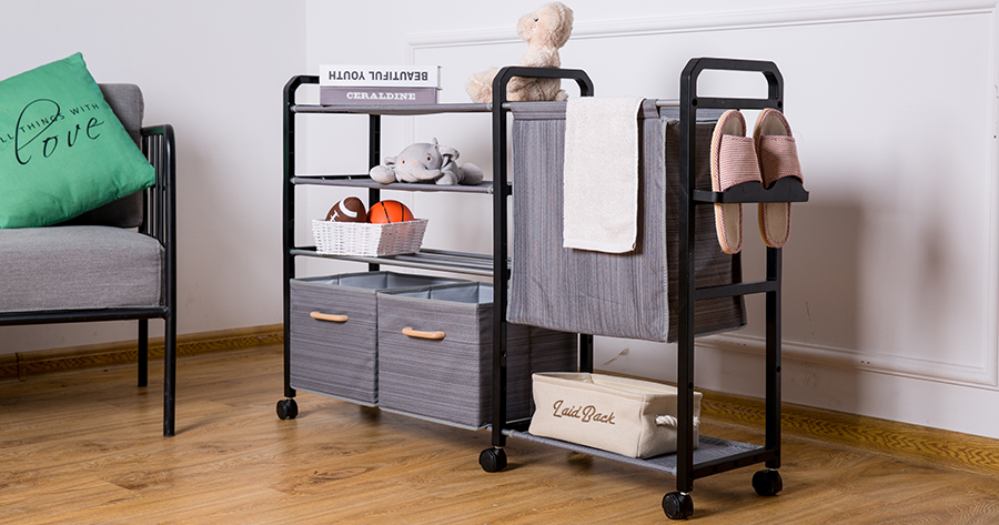 laundry basket trolley